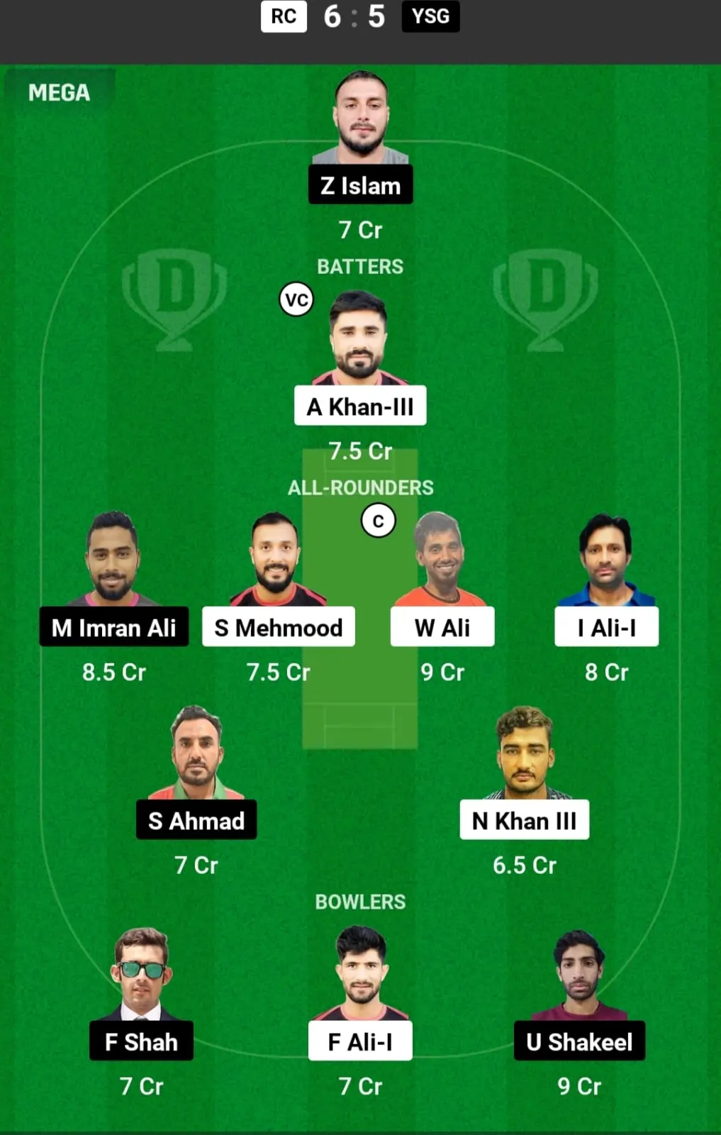 Match 19 of Oman D10 League 2024 will feature Renaissance Challengers (RC) vs Yalla Shabab Giants (YSG) at Al Amerat Cricket Ground Oman Cricket (Ministry Turf 1), on September 12