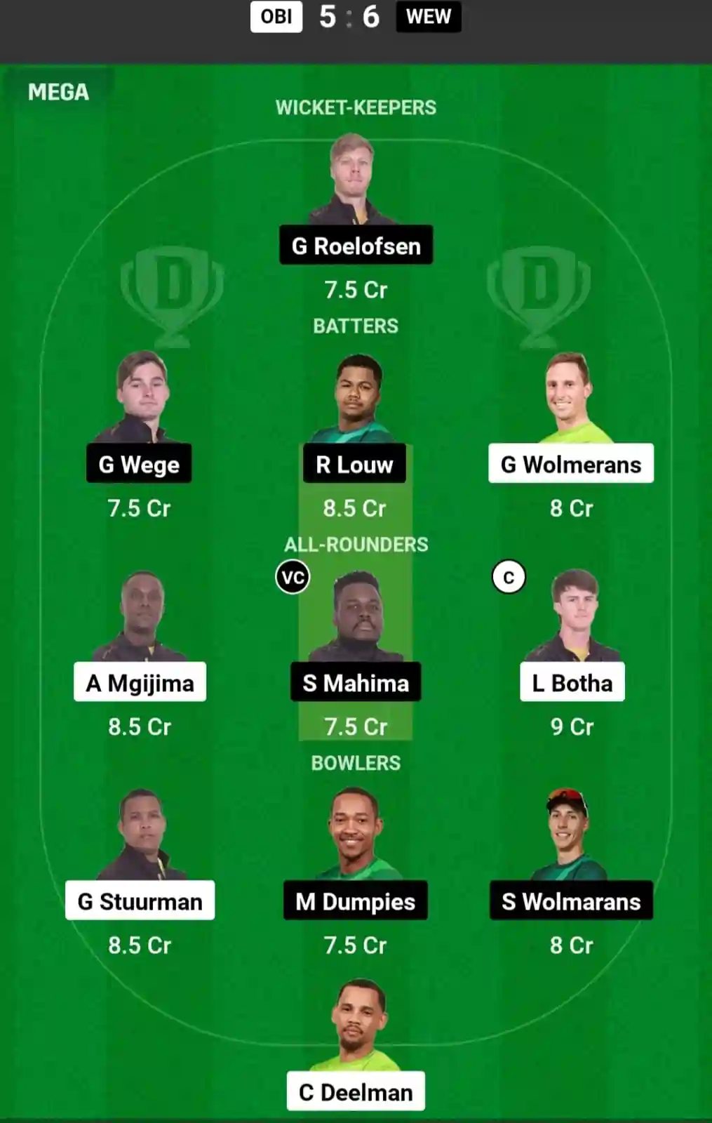 OBI vs WEW Dream11 Prediction Today: Match 20 Pitch Report, and Key Player | Boland T10 League 2024