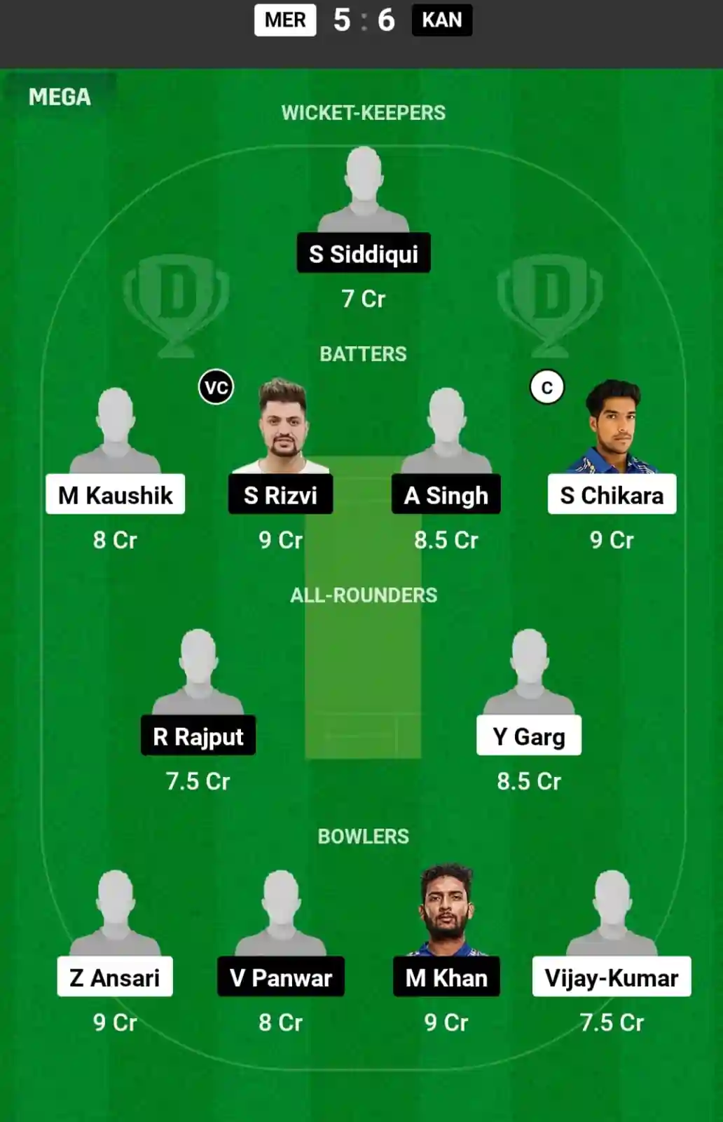 MER vs KAN Dream11 Prediction Today: Final Pitch Report, and Key Player | Uttar Pradesh T20 2024