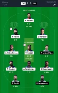 ZAS vs BEL Dream11 Prediction Today: Match 33 Pitch Report, and Key Player | ECS T10 Croatia 2024