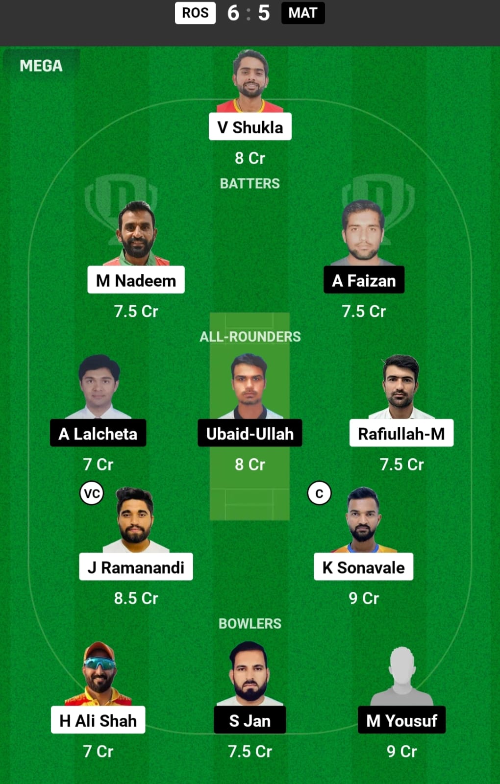 ROS vs MAT Dream11 Prediction Today: Match 39 Pitch Report, and Key Player | Oman D10 League 2024