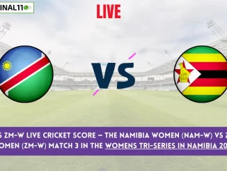 NAM-W vs ZM-W Live Cricket Score — The Namibia Women (NAM-W) vs Zimbabwe Women (ZM-W) Match 3 in the Womens Tri-Series in Namibia 2024