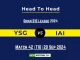 YSG vs IAI Player Battle, Head to Head Team Stats, Player Record