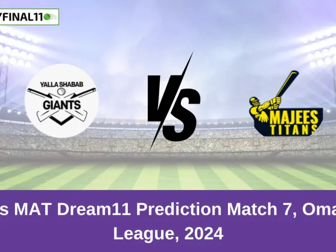 YSG vs MAT Dream11 Prediction Match 7, Oman D10 League, 2024