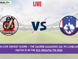 ZA vs LJU Live Cricket Score — The Zagreb Assassins (ZA) vs Ljubljana (LJU) Match 51 in the ECS Croatia T10 2024