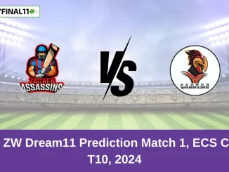 ZA vs ZW Dream11 Prediction Match 1, ECS Croatia T10, 2024