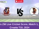 ZA vs ZW Live Cricket Score, Match 1, ECS Croatia T10, 2024