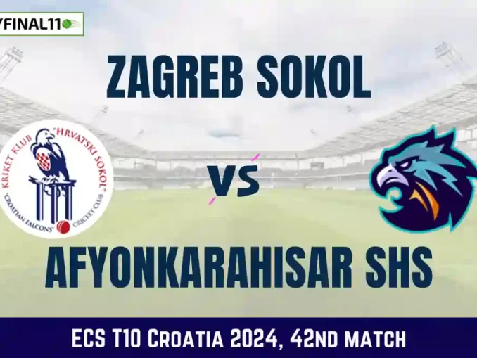 ZAS vs AFK Dream11 Prediction Today: Match 42 Pitch Report, and Key Player | ECS T10 Croatia 2024