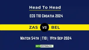 ZAS vs BEL Player Battle, Head to Head Team Stats, Team Record – ECS T10 Croatia 2024