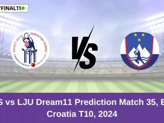 ZAS vs LJU Dream11 Prediction Match 35, ECS Croatia T10, 2024