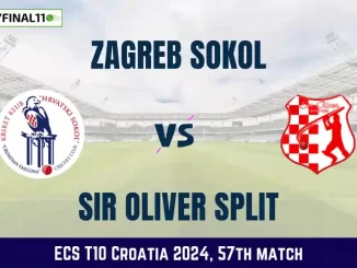 ZAS vs SOS Dream11 Prediction Today: Match 57 Pitch Report, and Key Player | ECS T10 Croatia 2024