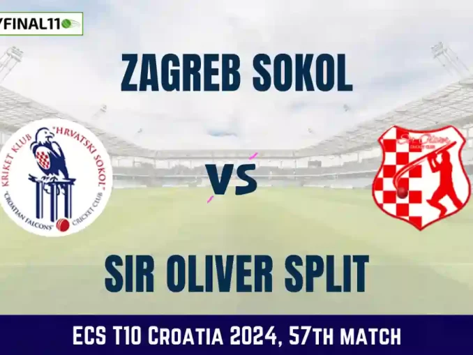 ZAS vs SOS Dream11 Prediction Today: Match 57 Pitch Report, and Key Player | ECS T10 Croatia 2024