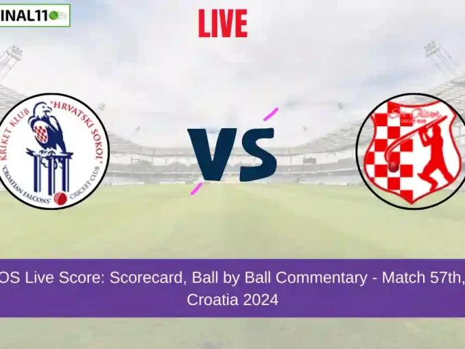 ZAS vs SOS Live Score: Scorecard, Ball by Ball Commentary - Match 57, ECS T10 Croatia 2024