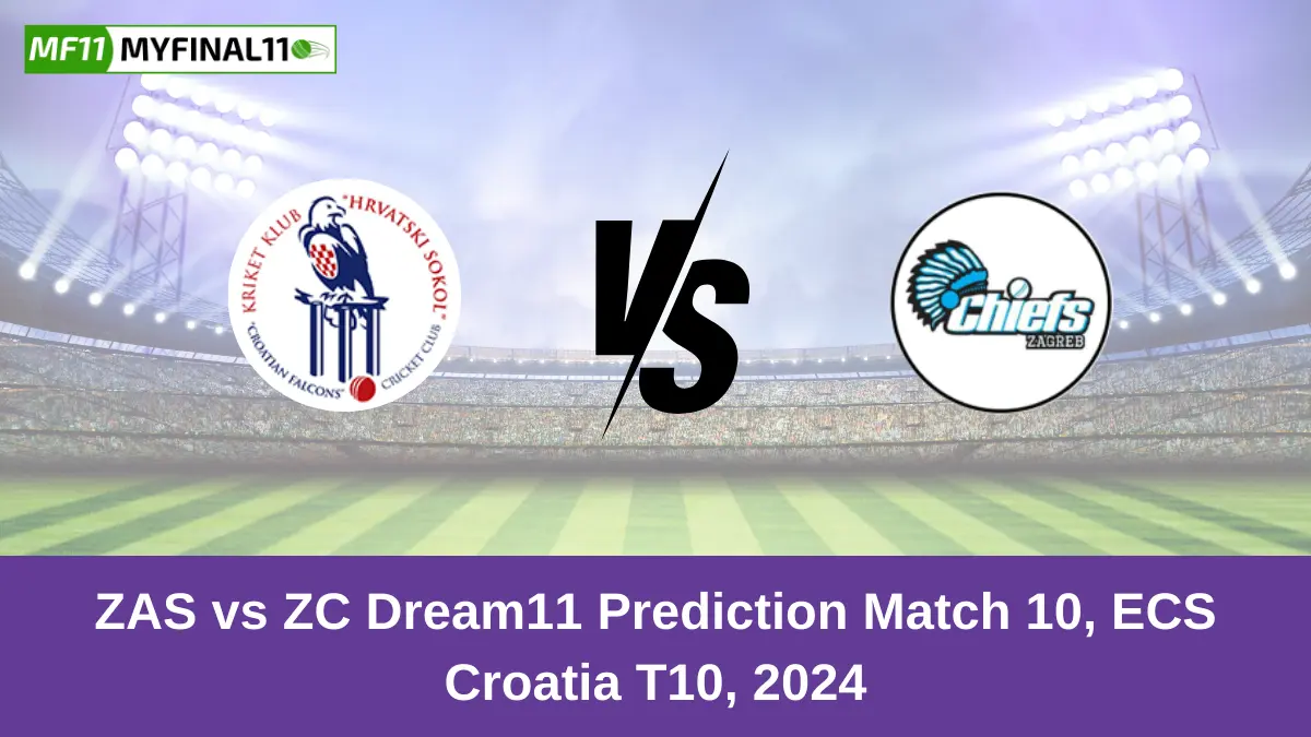 ZAS vs ZC Dream11 Prediction Match 10, ECS Croatia T10, 2024