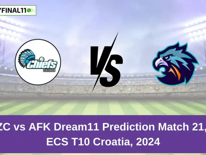 ZC vs AFK Dream11 Prediction Match 21, ECS T10 Croatia, 2024