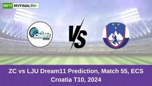 ZC vs LJU Dream11 Prediction Today: Match 55 Pitch Report, and Key Player | ECS Croatia T10 2024