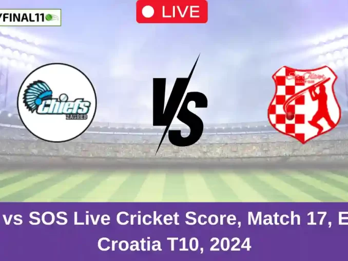 ZC vs SOS Live Cricket Score, Match 17, ECS Croatia T10, 2024