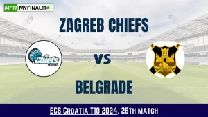 ZC vs BEL Dream11 Prediction Today: Match 28 Pitch Report, and Key Player | ECS Croatia T10 2024