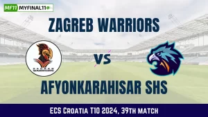 ZW vs AFK Dream11 Prediction Today: Match 39 Pitch Report, and Key Player | ECS Croatia T10 2024