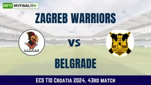 ZW vs BEL Dream11 Prediction Today: Match 43 Pitch Report, and Key Player | ECS T10 Croatia 2024