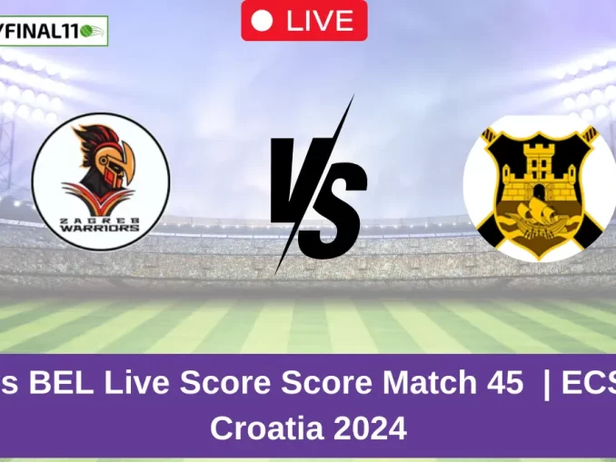 ZW vs BEL Live Score: Scorecard, Ball by Ball Commentary - Match 45, ECS T10 Croatia 2024