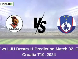 ZW vs LJU Dream11 Prediction Match 32, ECS Croatia T10, 2024 (1)