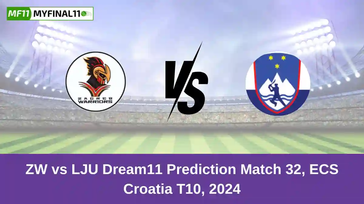 ZW vs LJU Dream11 Prediction Match 32, ECS Croatia T10, 2024 (1)