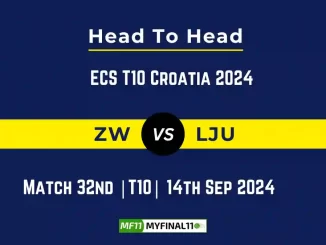 ZW vs LJU Player Battle, Head to Head Team Stats, Team Record - ECS T10 Croatia 2024