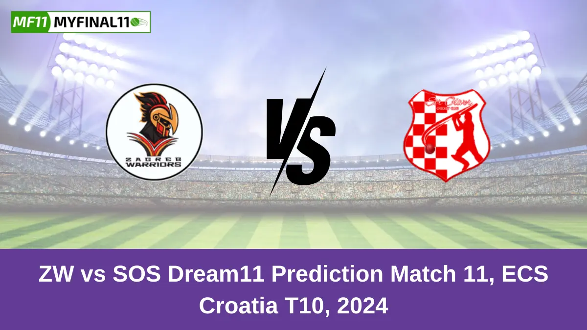 ZW vs SOS Dream11 Prediction Match 11, ECS Croatia T10, 2024