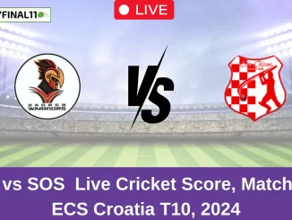 ZW vs SOS Live Cricket Score, Match 11, ECS Croatia T10, 2024