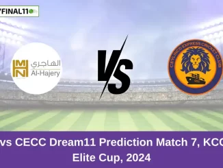 ALH vs CECC Dream11 Prediction Match 7, KCC T20 Elite Cup, 2024