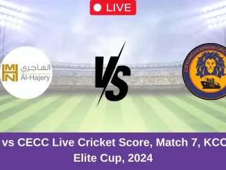 ALH vs CECC Live Cricket Score, Match 7, KCC T20 Elite Cup, 2024