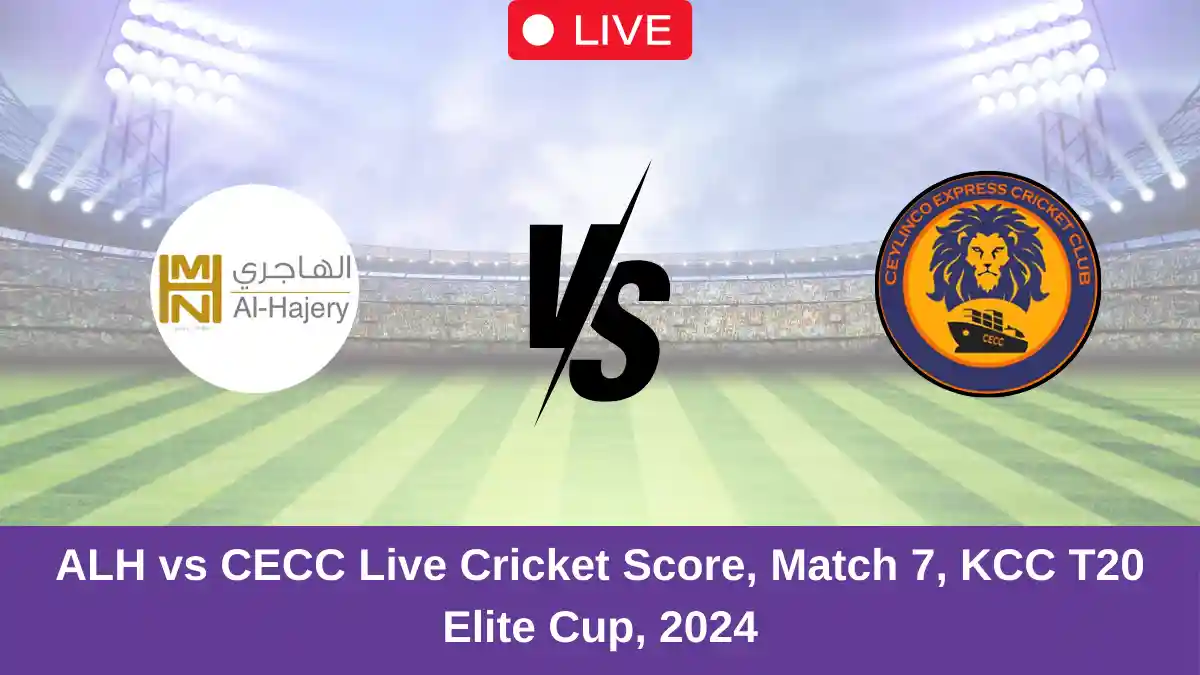 ALH vs CECC Live Cricket Score, Match 7, KCC T20 Elite Cup, 2024