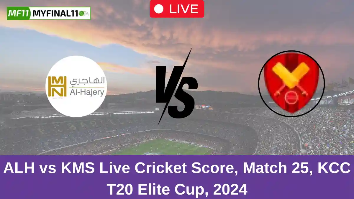 ALH vs KMS Live Cricket Score, Match 25, KCC T20 Elite Cup, 2024