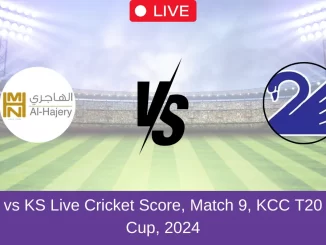 ALH vs KS Live Cricket Score, Match 9, KCC T20 Elite Cup, 2024