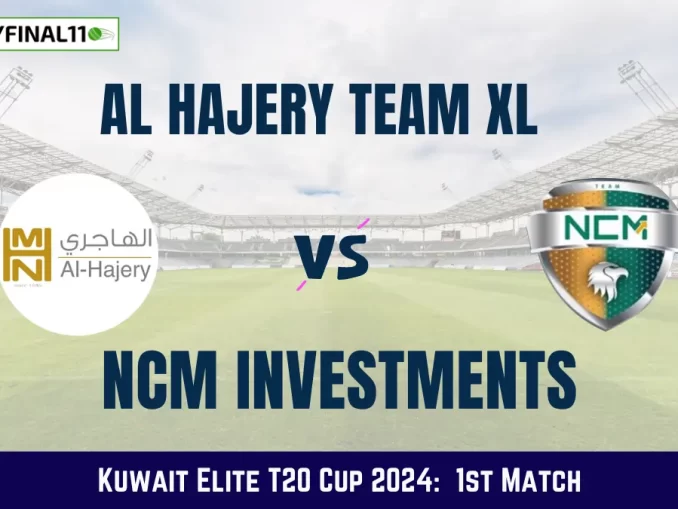 Get the best ALH vs NCMI Dream11 Prediction fantasy team with ALH vs NCMI Key player stats and pitch report for today's Kuwait Elite T20 Cup 2024.