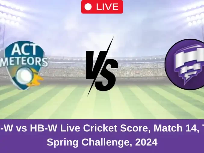 AM-W vs HB-W Live Cricket Score, Match 14, T20 Spring Challenge, 2024