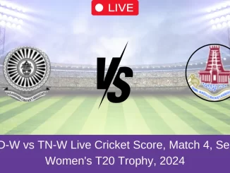 AND-W vs TN-W Live Cricket Score, Match 4, Senior Women's T20 Trophy, 2024