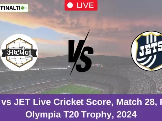 APS vs JET Live Cricket Score, Match 28, Pune Olympia T20 Trophy, 2024