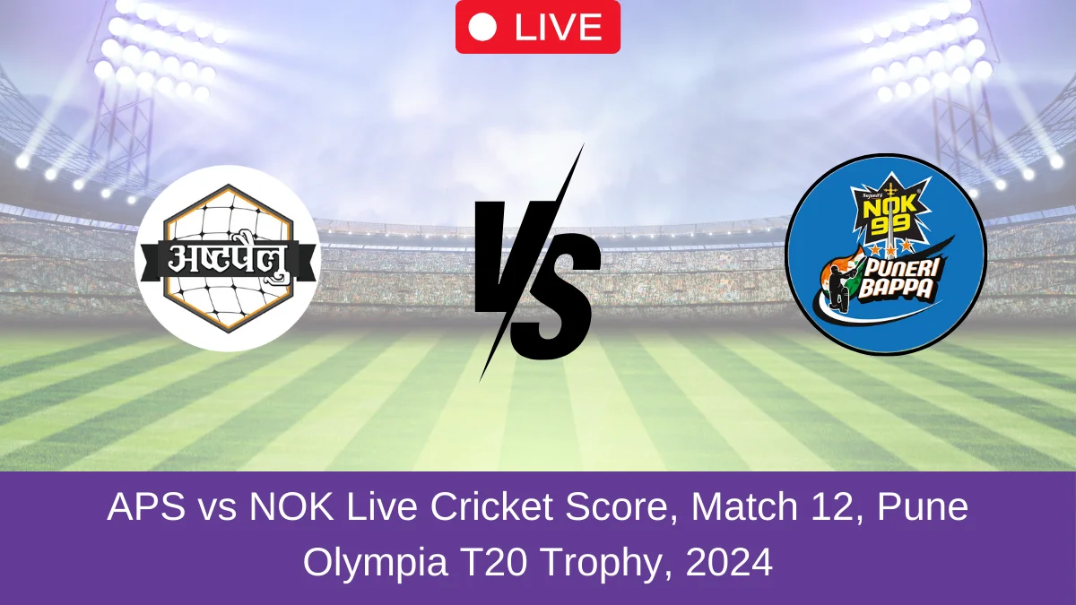 APS vs NOK Live Cricket Score, Match 12, Pune Olympia T20 Trophy, 2024