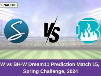 AS-W vs BH-W Dream11 Prediction Match 15, T20 Spring Challenge, 2024