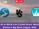 AS-W vs BH-W Live Cricket Score, Match 1, Women's Big Bash League, 2024