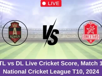 ATL vs DL Live Cricket Score, Match 10, National Cricket League T10, 2024