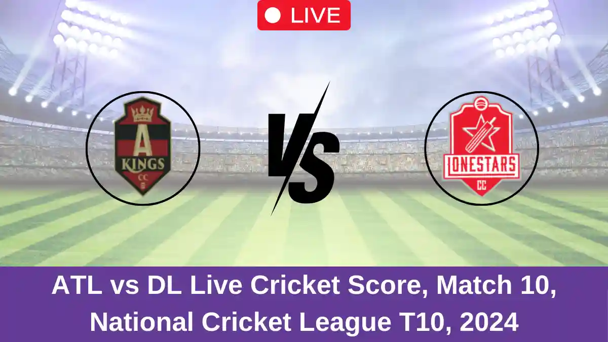 ATL vs DL Live Cricket Score, Match 10, National Cricket League T10, 2024