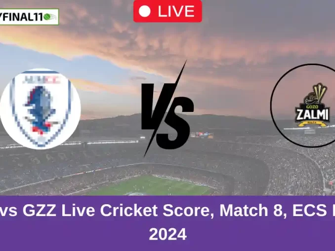 AUM vs GZZ Live Cricket Score, Match 8, ECS Malta, 2024