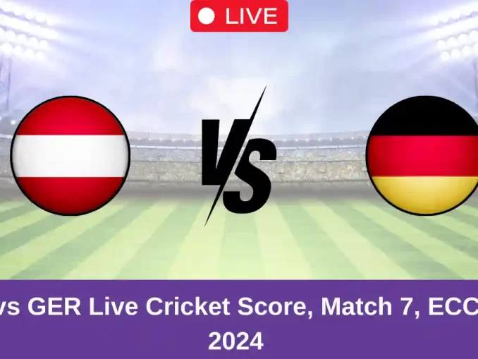 AUT vs GER Live Cricket Score, Match 7, ECC T10, 2024