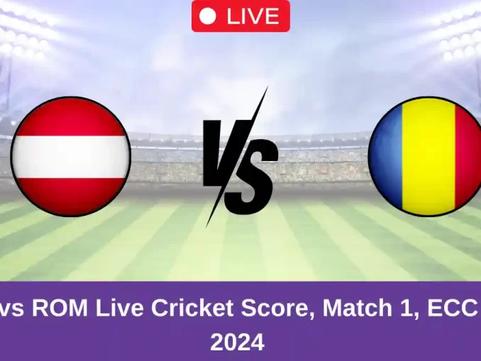 AUT vs ROM Live Cricket Score, Match 1, ECC T10, 2024