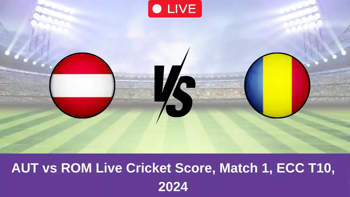 AUT vs ROM Live Cricket Score, Match 1, ECC T10, 2024