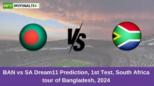 BAN vs SA Dream11 Prediction, 1st Test, South Africa tour of Bangladesh, 2024