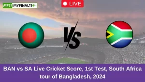 BAN vs SA Live Cricket Score, 1st Test, South Africa tour of Bangladesh, 2024